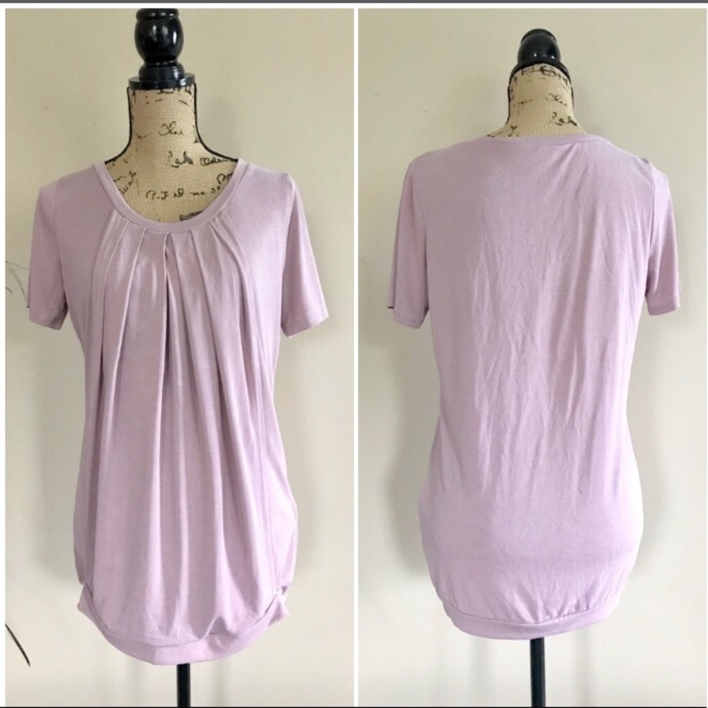 •Hello Miz• pleat front tunic tee